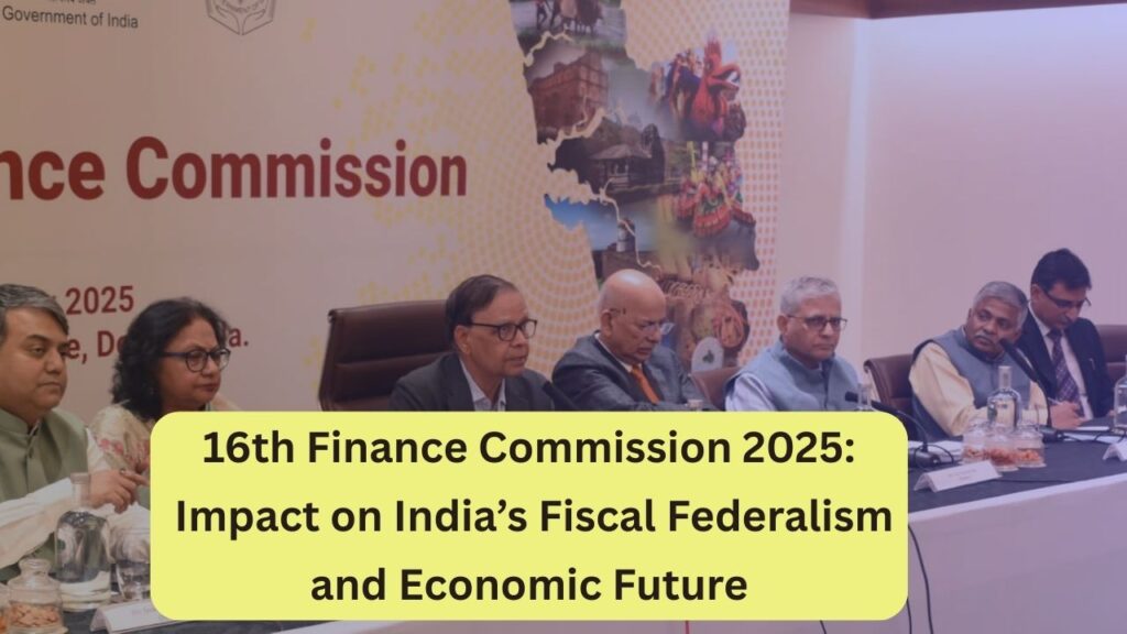 16th Finance Commission 2025 In India